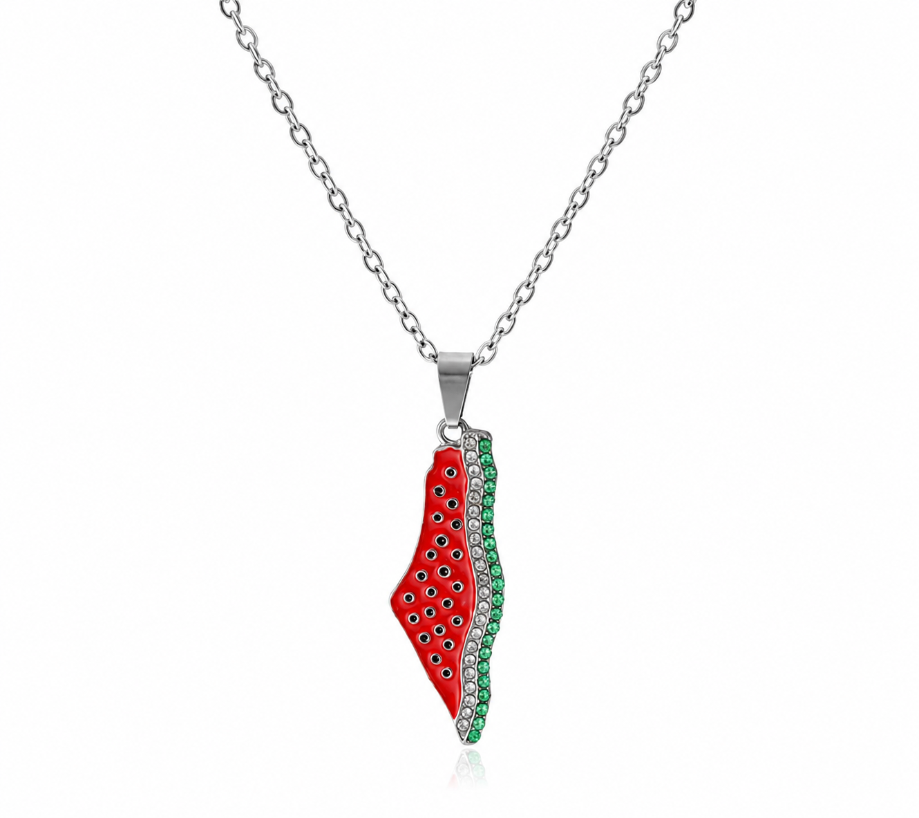 Collier Pastèque Strass